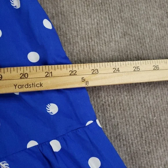 NWT Lilly Pulitzer Lyssa Dress Size 12 Blue Grotto Hunter Spot Cutout Tiered - Picture 4 of 15